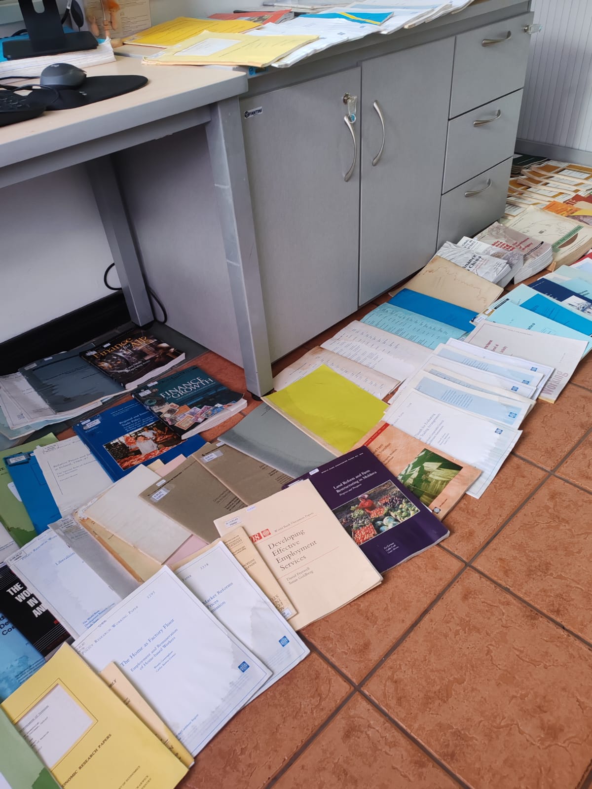 Proceso de secado de materiales